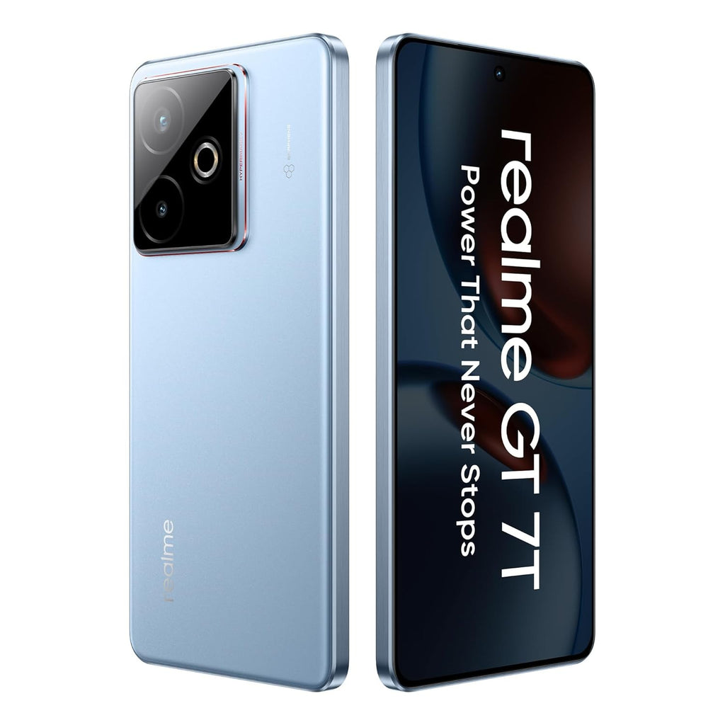 REALME - RMX5058 GT 7T 5G 12GB 256GB ICESENSE BLUE,fast charging phone, Realme GT series, 5G Android phone, flagship performance smartphone.