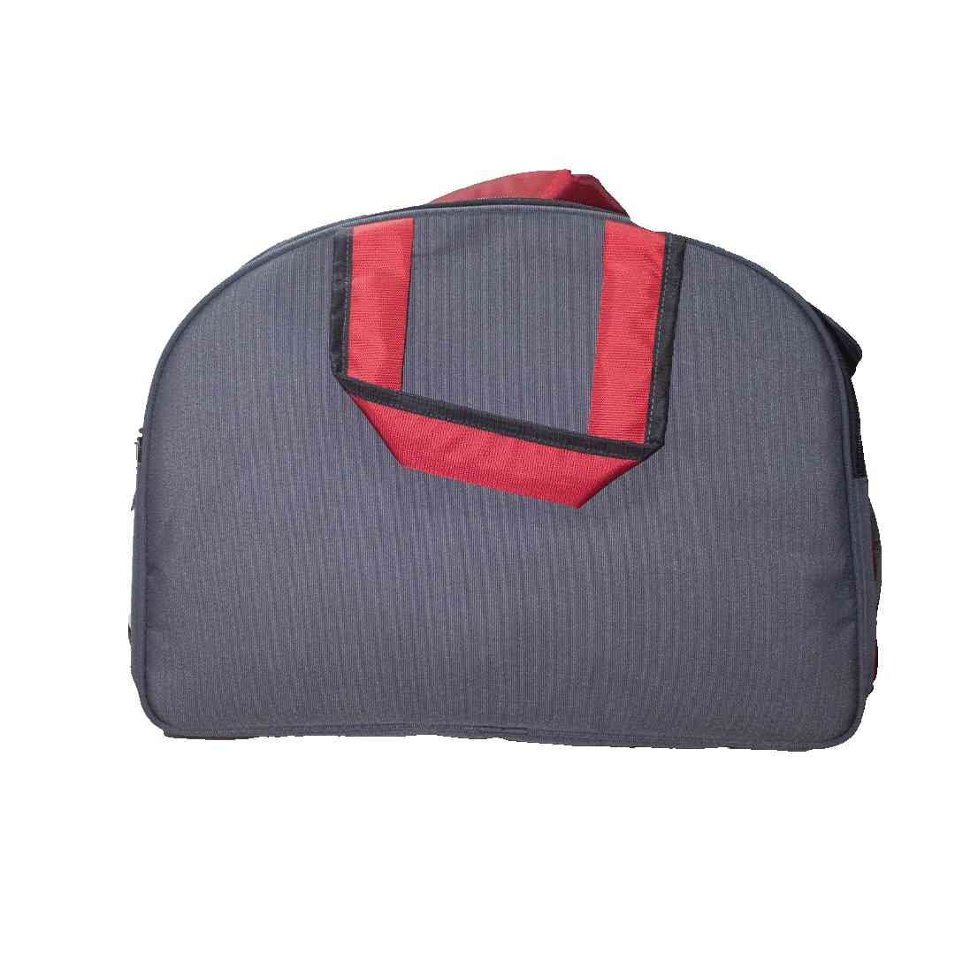 North Pole| Duffel bag - Winners bag ,Winners duffel bag, grey duffel bag, gym bag red accents, travel duffel 30L, sports bag