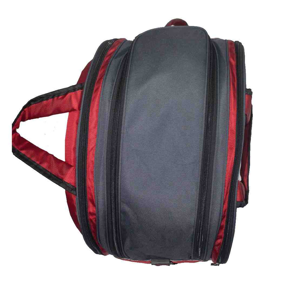 North Pole| Duffel bag - Winners bag ,Winners duffel bag, grey duffel bag, gym bag red accents, travel duffel 30L, sports bag
