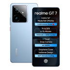 REALME - RMX5061 GT 7 5G 12GB 256GB ICESENSE BLUE,5G smartphone, 7000 mAh battery, 120W fast charging, MediaTek Dimensity 9400e, 12 GB RAM, 256 GB storage,