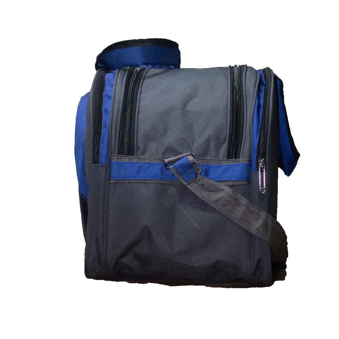 North Pole| Duffel bag - Winners duffel bag- Black & Blue, travel bag, gym bag, sports bag, weekend bag, lightweight duffel, adjustable strap bag