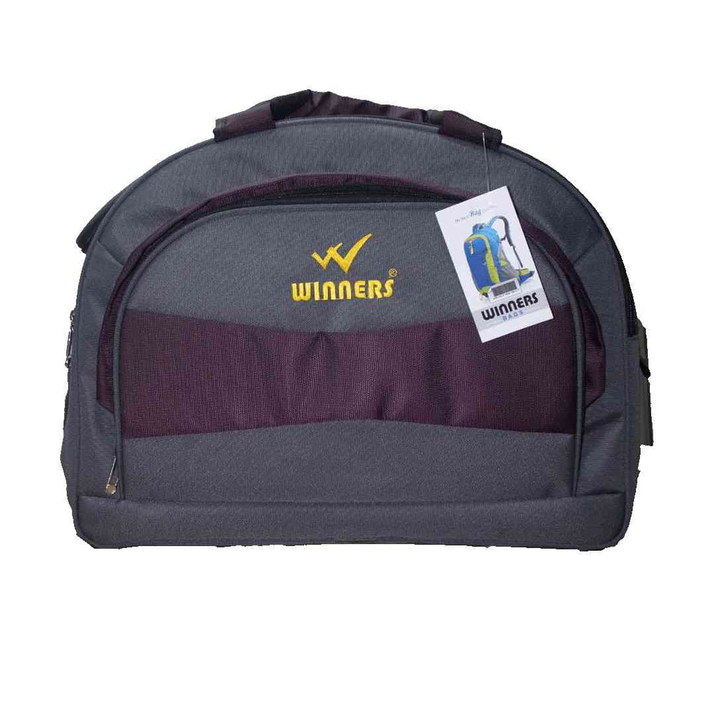 North Pole| Duffel bag - Winners Bag,Duffel bag-Gray, travel bag,gym bag, multi-pocket duffel, lightweight travel bag, weekend bag, sports bag, adjustable strap bag