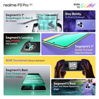 REALME - RMX5032 P3 Pro 5G 8GB 256GB  GALAXY PURPLE,Realme 5G smartphone, Realme P3 series, Android phone, long battery phone, high-performance mobile
