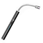 Electric Arc Gas Lighter Black - Rechargeable Plasma for Cooking, Kitchen, Pooja Candles - USB Charging, Windproof, Long-Lasting 360° Flexible (Multicolor)