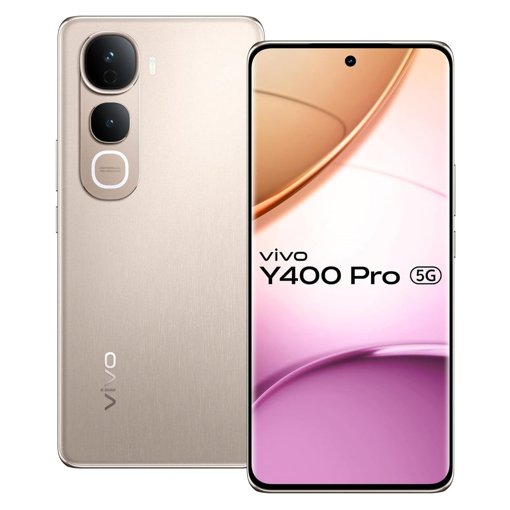 VIVO - Y400 PRO 5G 8GB 256GB GOLD,5G mobile | Vivo mobile | Android smartphone | Gold Vivo phone | long battery | large display phone