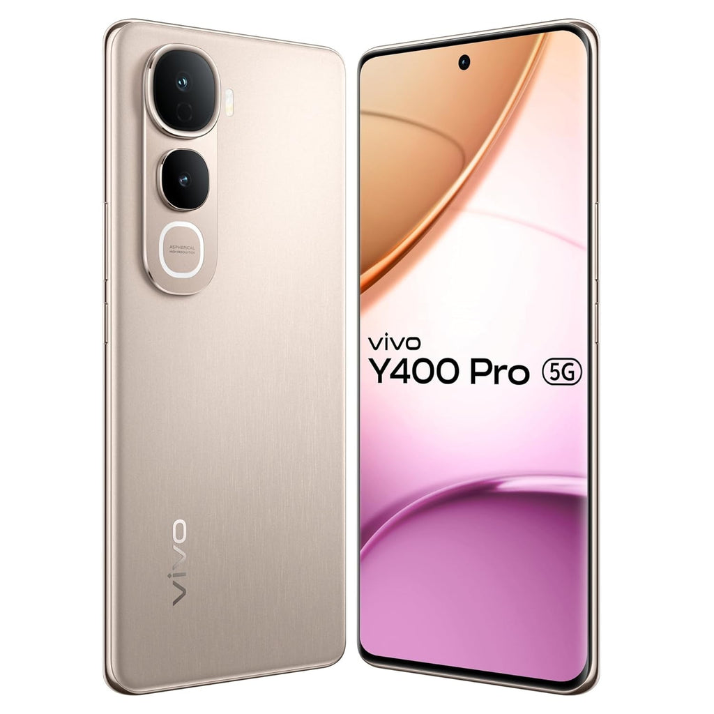 VIVO - Y400 PRO 5G 8GB 256GB GOLD,5G mobile | Vivo mobile | Android smartphone | Gold Vivo phone | long battery | large display phone