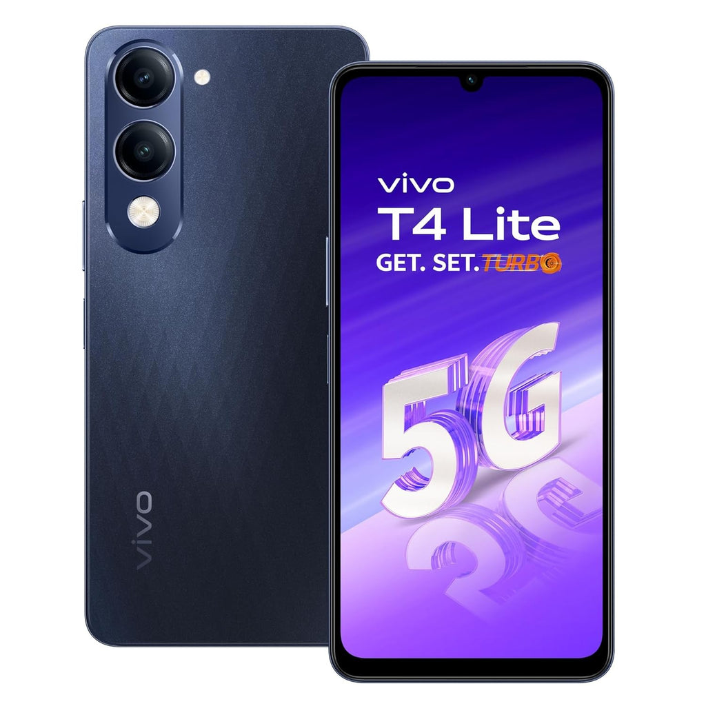 VIVO - T4 LITE 5G 4GB 128GB BLUE,5G mobile | Vivo T4 Lite Blue | budget 5G phone | Android smartphone | long battery mobile