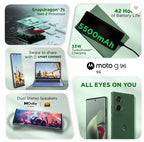 MOTO G96 5G 8GB 128GB GREENER PASTURES,Moto mobile | 5G Android phone | long battery life phone | large display mobile | fast processor smartphone.