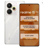 REALME - RMX5106 15 5G 8GB 128GB FLOWING SILVER,Realme smartphone, 5G mobile, 8GB RAM phone, 128GB storage phone, Realme India, fast charging, Android mobile