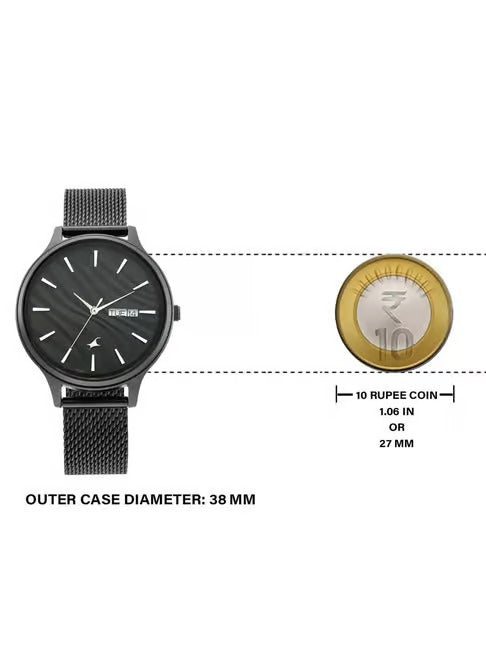 Fastrack Autumn-Winter 20 Analog Black Dial Women's Watch.