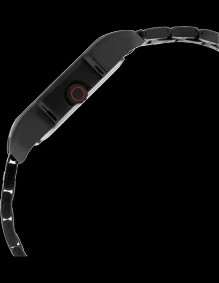 Fastrack Gamify Quartz Analog with Day and Date Black Dial Metal Strap Watch