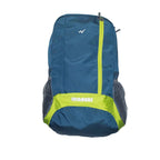 North Pole| Backpack - Winners backpack, foldable backpack, packable daypack, blue and lime green backpack, lightweight backpack