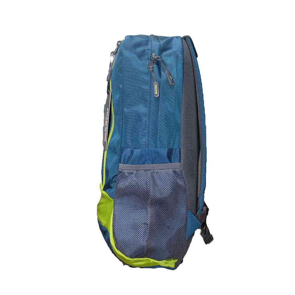 North Pole| Backpack - Winners backpack, foldable backpack, packable daypack, blue and lime green backpack, lightweight backpack