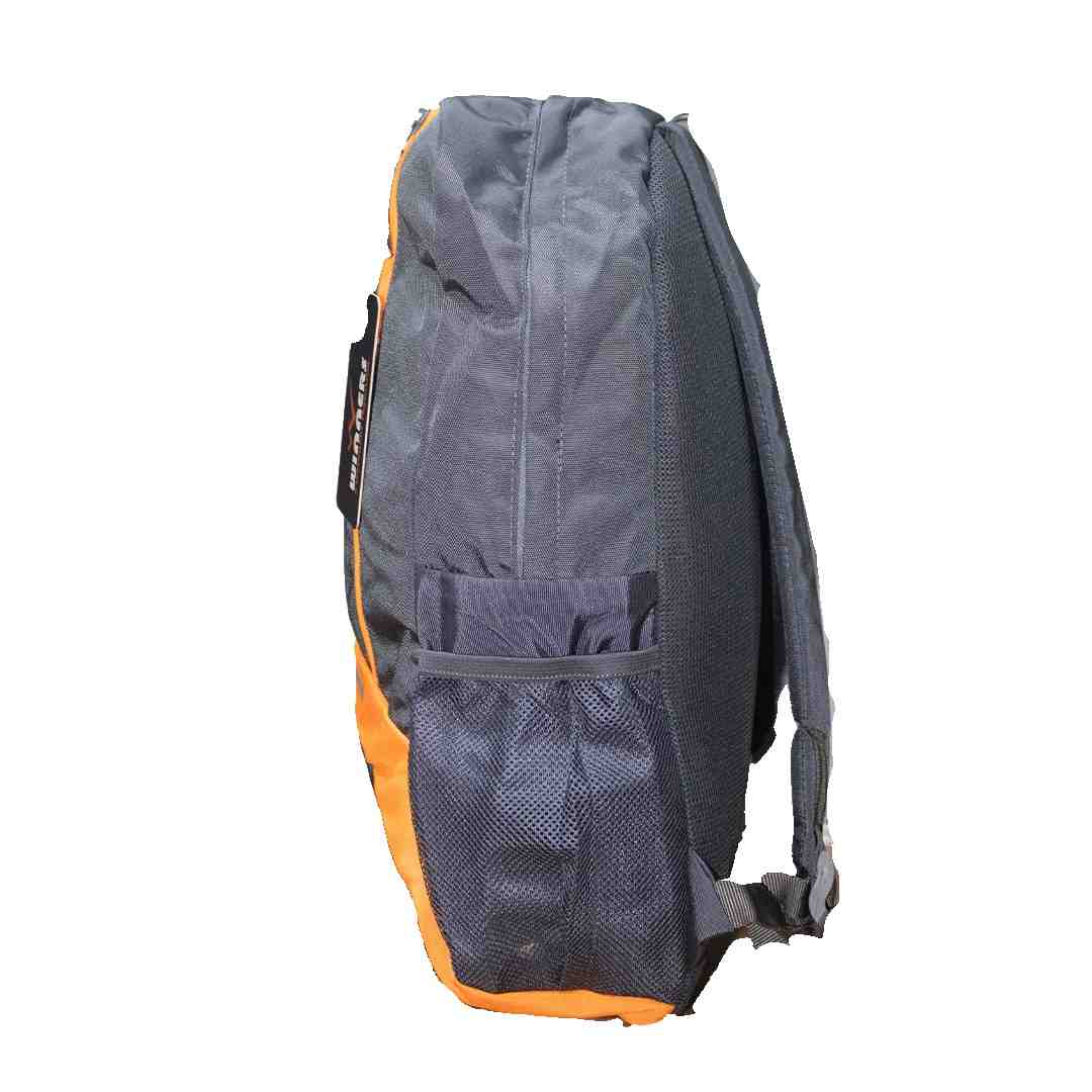 North Pole|Backpack - Winner Bags backpack, grey and orange backpack, waterproof backpack, large travel backpack, college backpack, office backpack