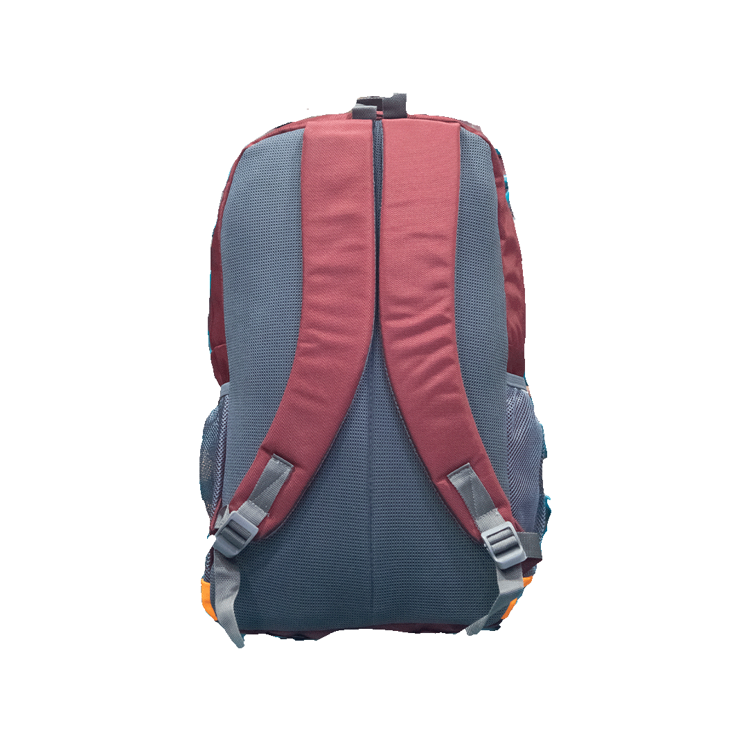 North Pole| Backpacks - Winners backpacks Meroon , orange & Gray, durable backpacks India, waterproof travel bags, trendy student backpacks, everyday carry backpacks