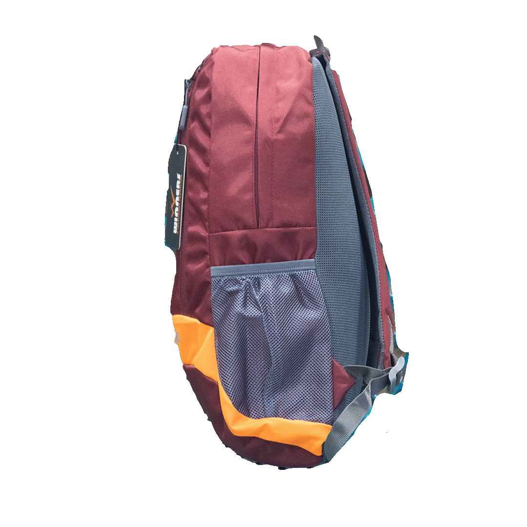 North Pole| Backpacks - Winners backpacks Meroon , orange & Gray, durable backpacks India, waterproof travel bags, trendy student backpacks, everyday carry backpacks