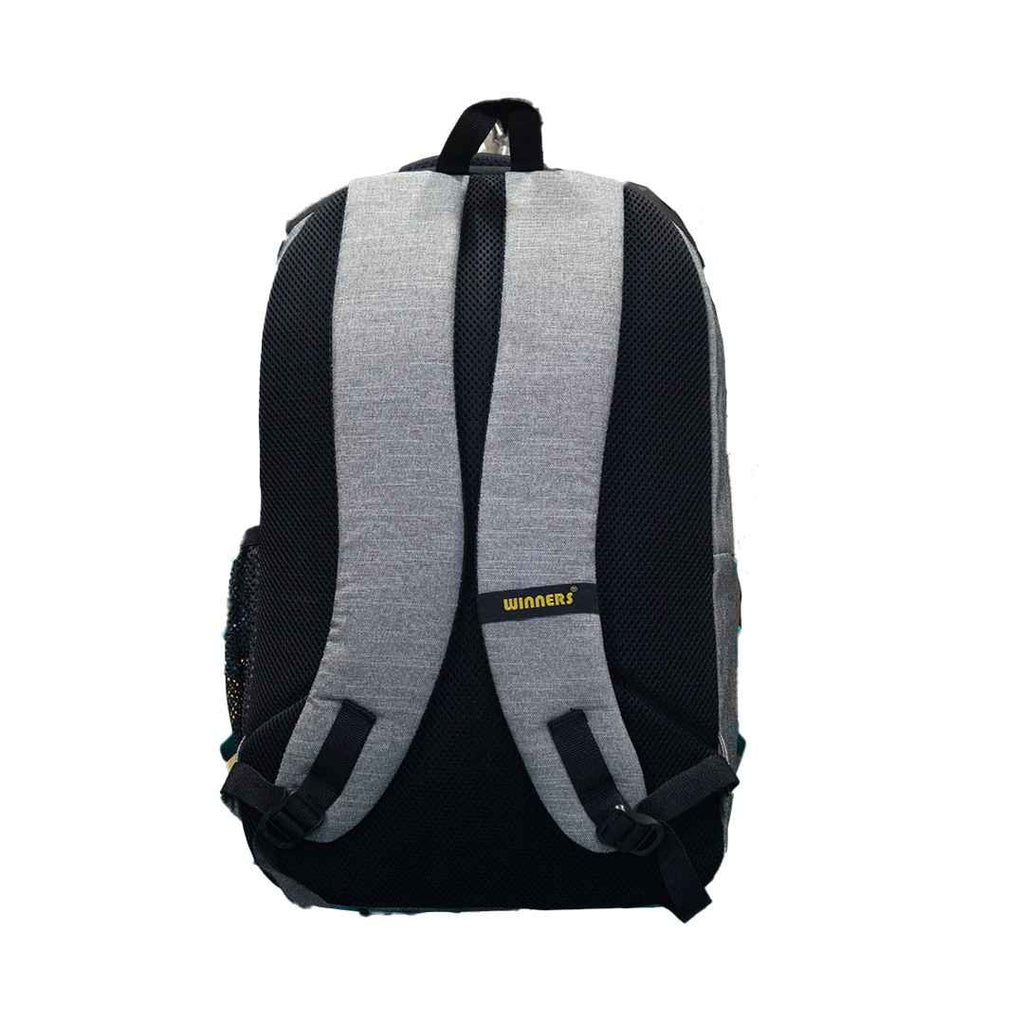 North Pole| Backpack - Winners backpack, Winners Legendary Tradition backpack, dual-tone backpack, grey and black backpack