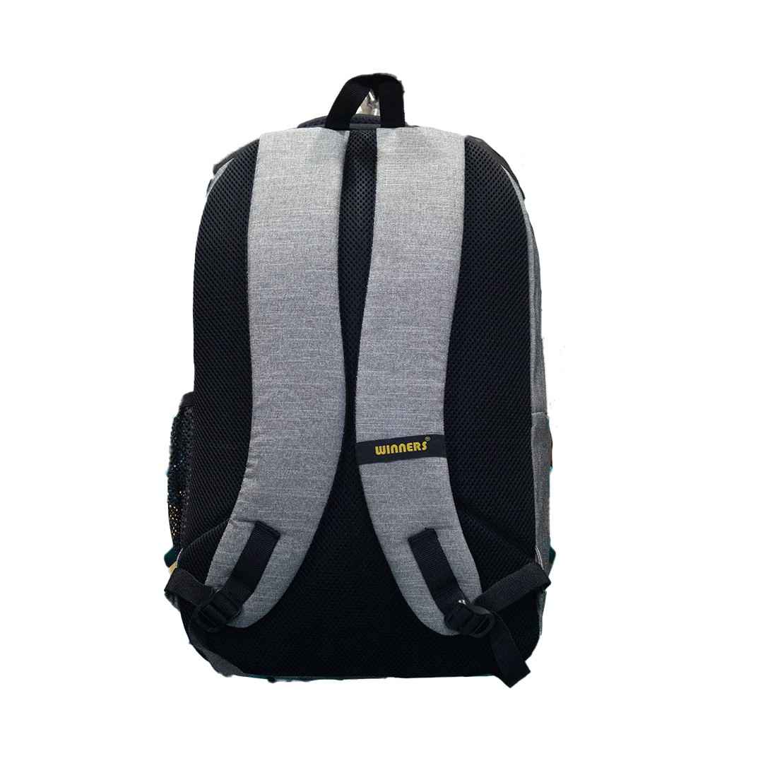 North Pole| Backpack - Winners backpack, Winners Legendary Tradition backpack, dual-tone backpack, grey and black backpack