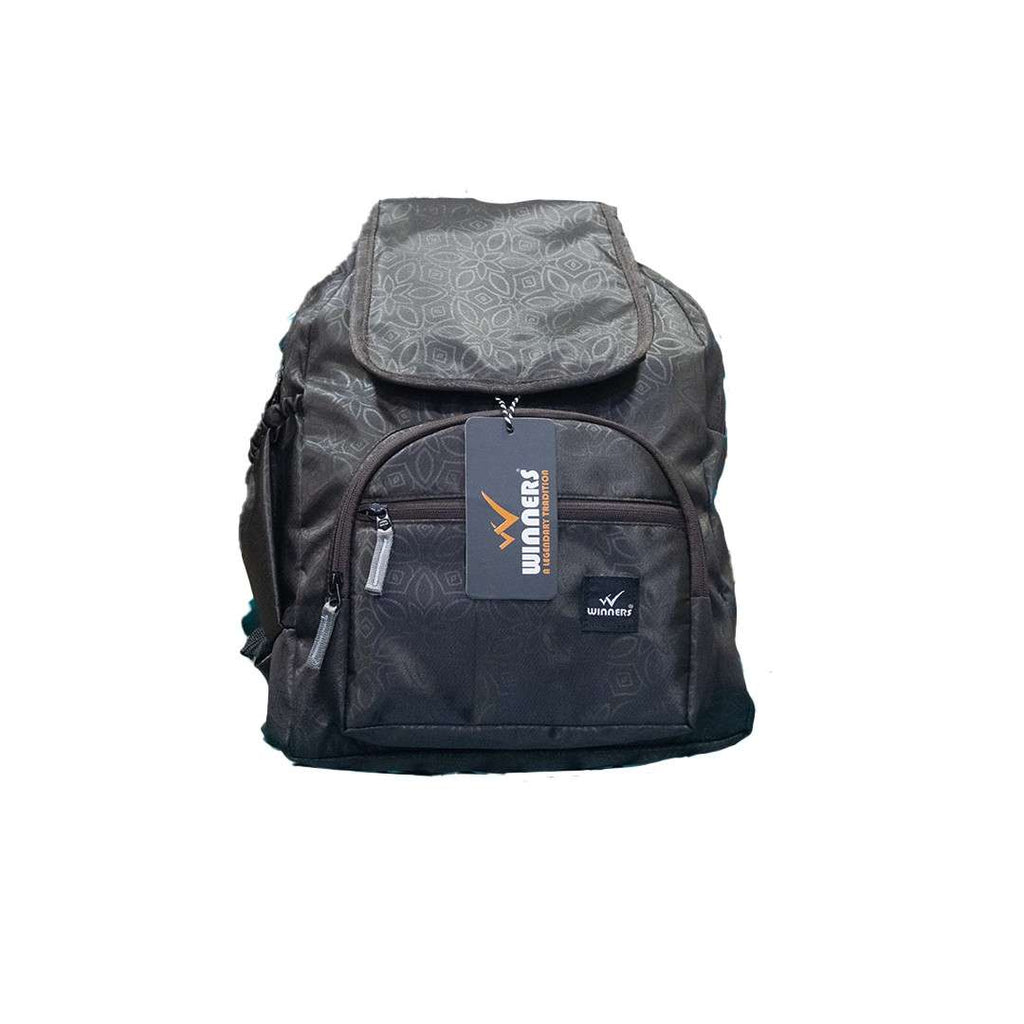 North Pole|Backpack - Winners backpack - Gray, stylish school bag, college backpack, office backpack, daily use bag, water-resistant backpack, lightweight backpack