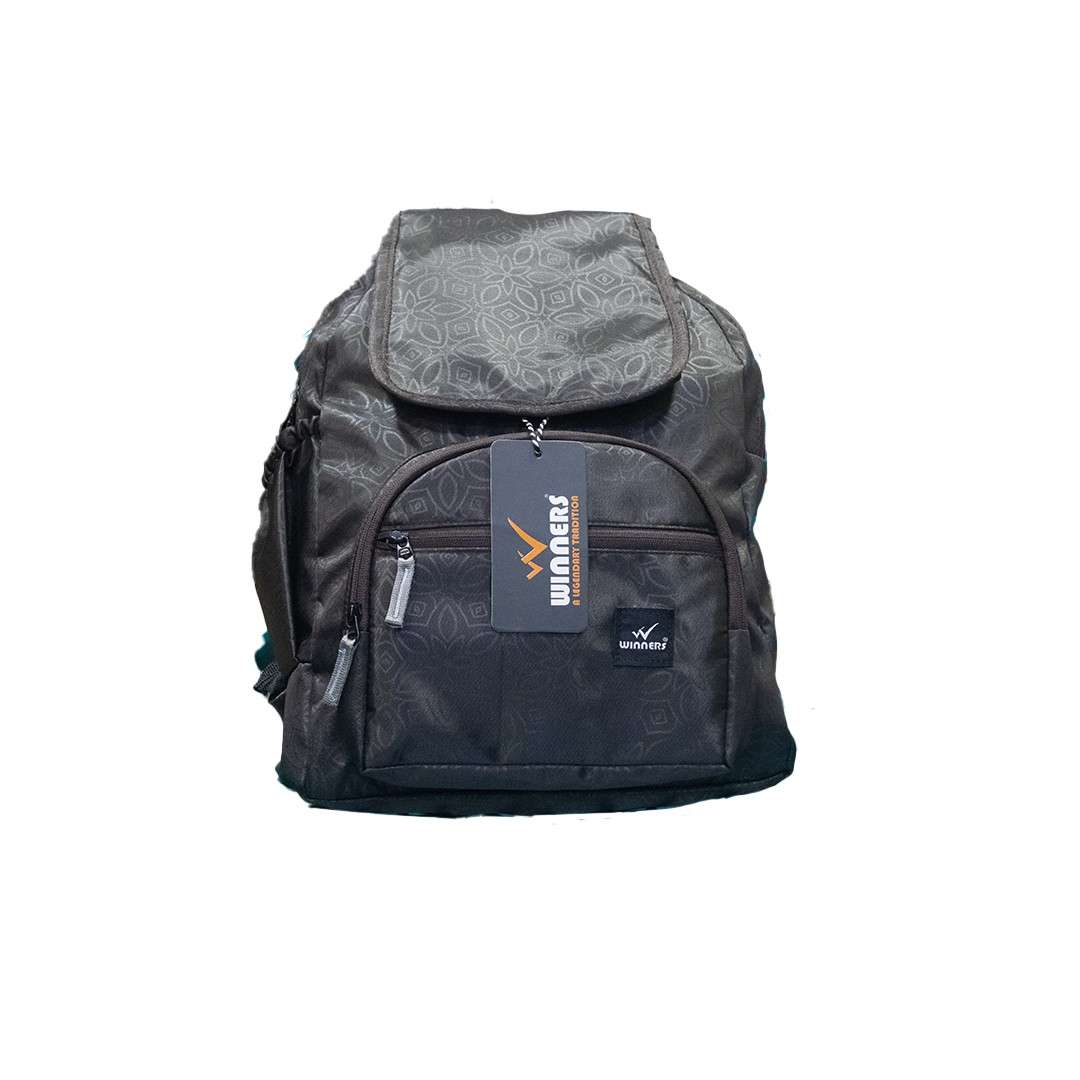 North Pole|Backpack - Winners backpack - Gray, stylish school bag, college backpack, office backpack, daily use bag, water-resistant backpack, lightweight backpack