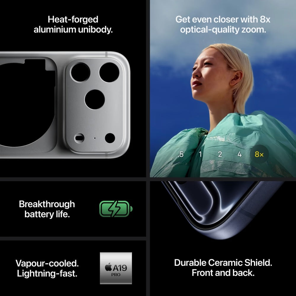 Apple iPhone 17 Pro Max 256 GB, Cosmic Orange,Apple smartphone, 256 GB iPhone, A19 Pro chip, Pro camera system, 5G phone, Super Retina XDR, flagship mobile,
