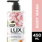 Lux Botanicals Glowing Skin Body Wash With Gardenia & Honey Extracts For Women, 100% Natural Extracts, Moisturizing & Gentle Shower Gel Smooth & Nourished Skin