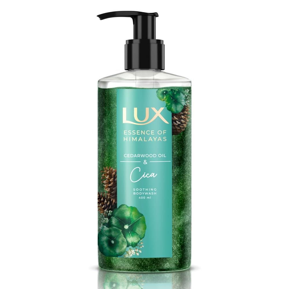 Lux Essence of Himalayas | Cedarwood Oil & Cica|100% Natural himalayan oil | Soothing Body Wash 400