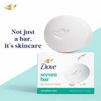 Dove Advanced Sensitive Care Bar | Ceramide - Nutrient Cream | 125g Bar,Dove bar, sensitive skin soap, ceramide soap, moisturizing bathing bar, gentle cleanser,