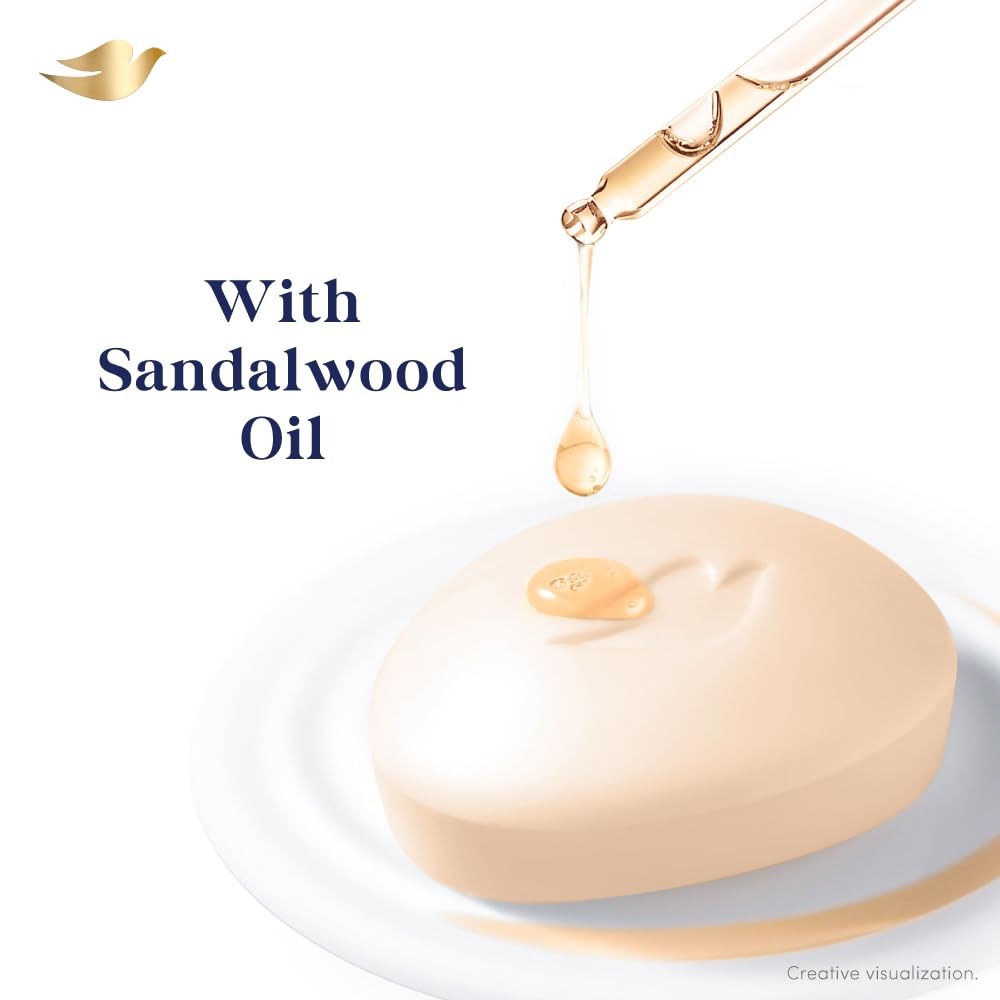 Dove Serum Bar | with Sandalwood Oil | Sandal Glow | 375g (125g x 3),Dove Serum Bar with Sandalwood Oil delivers a natural sandal glow while deeply nourishing.