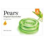 Pears Naturalé Aloe Vera Detoxifying Soap Bar|| 125 g (Pack of 4),Pears Naturalé Aloe Vera Soap, Detoxifying Soap Bar, Glycerin Soap, Aloe Vera Bathing Bar,
