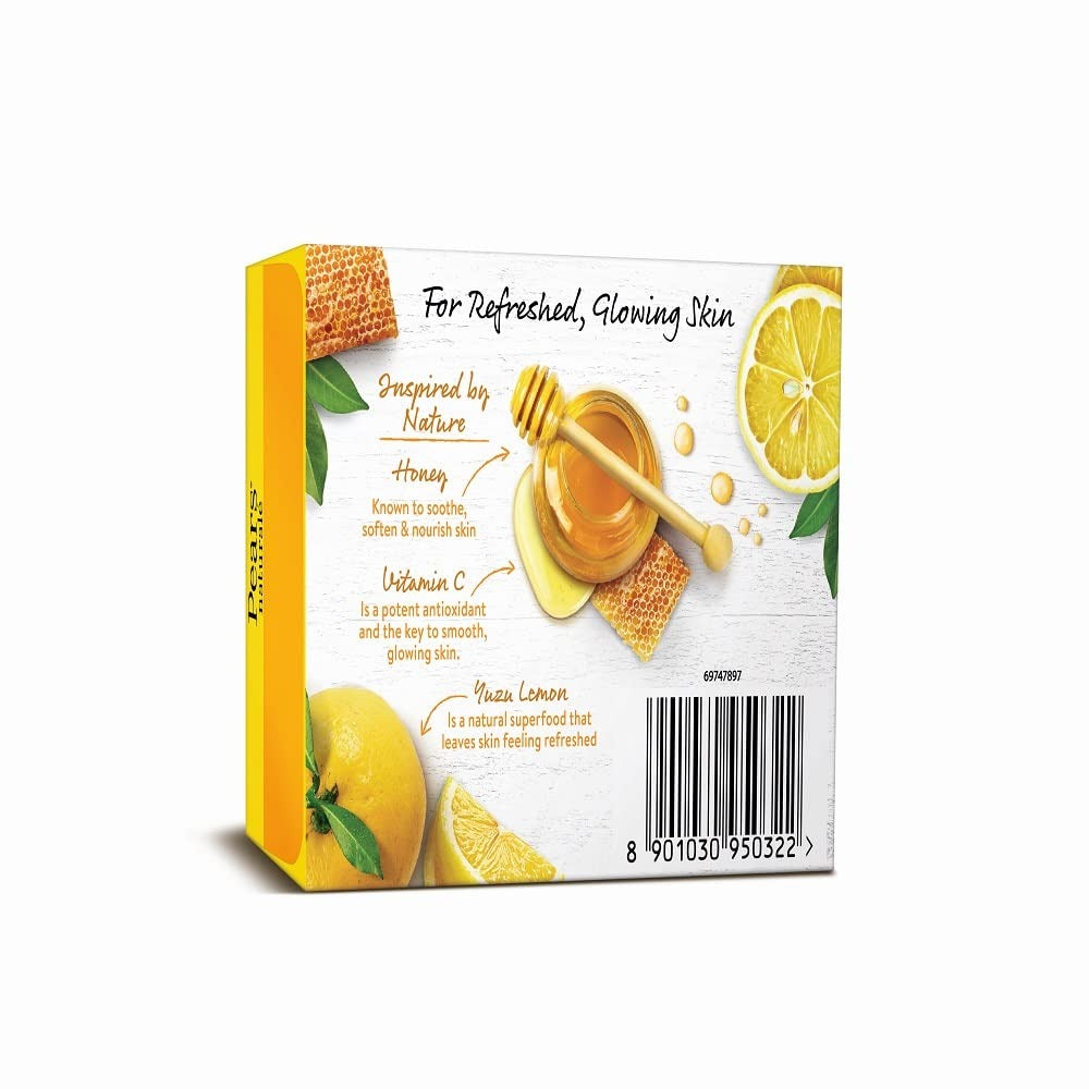 Pears Naturale Vitamin C Soap 100gm,Pears Vitamin C Soap, Brightening Soap Bar, Naturale Soap, Glycerin Soap, Citrus Soap, Glowing Skin Soap, Natural Extracts,