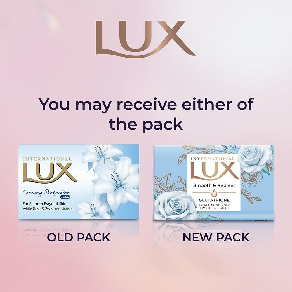 Lux International Soap/Creamy perfection Soap 125 Gm,Lux soap, Creamy Perfection, Lux International, moisturizing soap, silk essence soap, beauty bar, soft skin