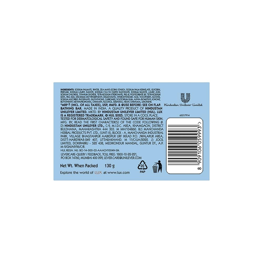 Lux International Soap/Creamy perfection Soap 125 Gm,Lux soap, Creamy Perfection, Lux International, moisturizing soap, silk essence soap, beauty bar, soft skin