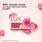 Lux Radiant Glow Bathing Soap infused with Vitamin C & E For Superior Glow Offer Pack of 8 x 150g,Lux Radiant Glow Soap, Vitamin C Soap, Vitamin E Soap,