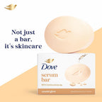 Dove Serum Bar | with Sandalwood Oil | Sandal Glow | 375g (125g x 3)