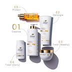 Dove Peptide Bond Strength Shampoo for Dry & Damaged Hair - 180 ml | Enriched with PROTEIN PEPTIDES | Reconstructs broken Bonds for 20X Stronger Hair