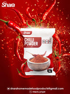 Chilli Powder| Shara Homemade Chilli Powder | Pure   | 100% Natural Lal Mirch | Bright Color & Bold Spice | No Added Colors or Preservatives