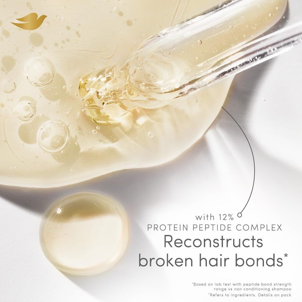Dove 10in1 Peptide Bond Strength Hair Treatment Mask 300 ml |For Extremely Damaged Hair | with PROTEIN PEPTIDES beads| Reoncstructs bonds to repair heat