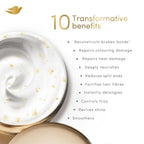 Dove 10in1 Peptide Bond Strength Hair Treatment Mask 300 ml |For Extremely Damaged Hair | with PROTEIN PEPTIDES beads| Reoncstructs bonds to repair heat