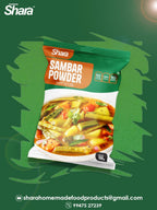 Sambar Powder | Shara sambar powder | Authentic South Indian Masala | 100% Natural Spices | No Added Colors or Preservatives | Fresh & Aromatic