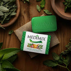 Medimix Classic Ayurvedic Traditionally Made Soap 75g | Infused with 18 Herbs | Effective for Skin Problems,Medimix Classic, Ayurvedic Soap, 18 Herbs Soap,