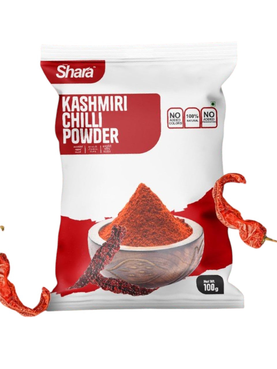Kashmiri Chilli Powder | shara kashmiri chilli powder | Mild Heat & Natural Red Color | 100% Pure & Additive-Free | Premium Lal Mirch.