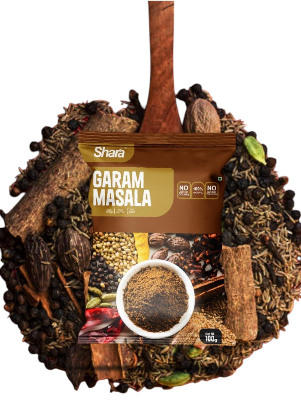Garam Masala|Shara  | Authentic Indian Spice Blend | 100% Natural & Aromatic | No Added Colors or Preservatives