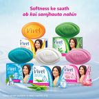 Vivel Cool Mint, Soft Fresh Skin Soap, 600g (150g - Pack of 4), Soap for Women & Men for Soft, Glowing & Moisurised Skin, All Skin Types,Vivel Cool Mint soap,