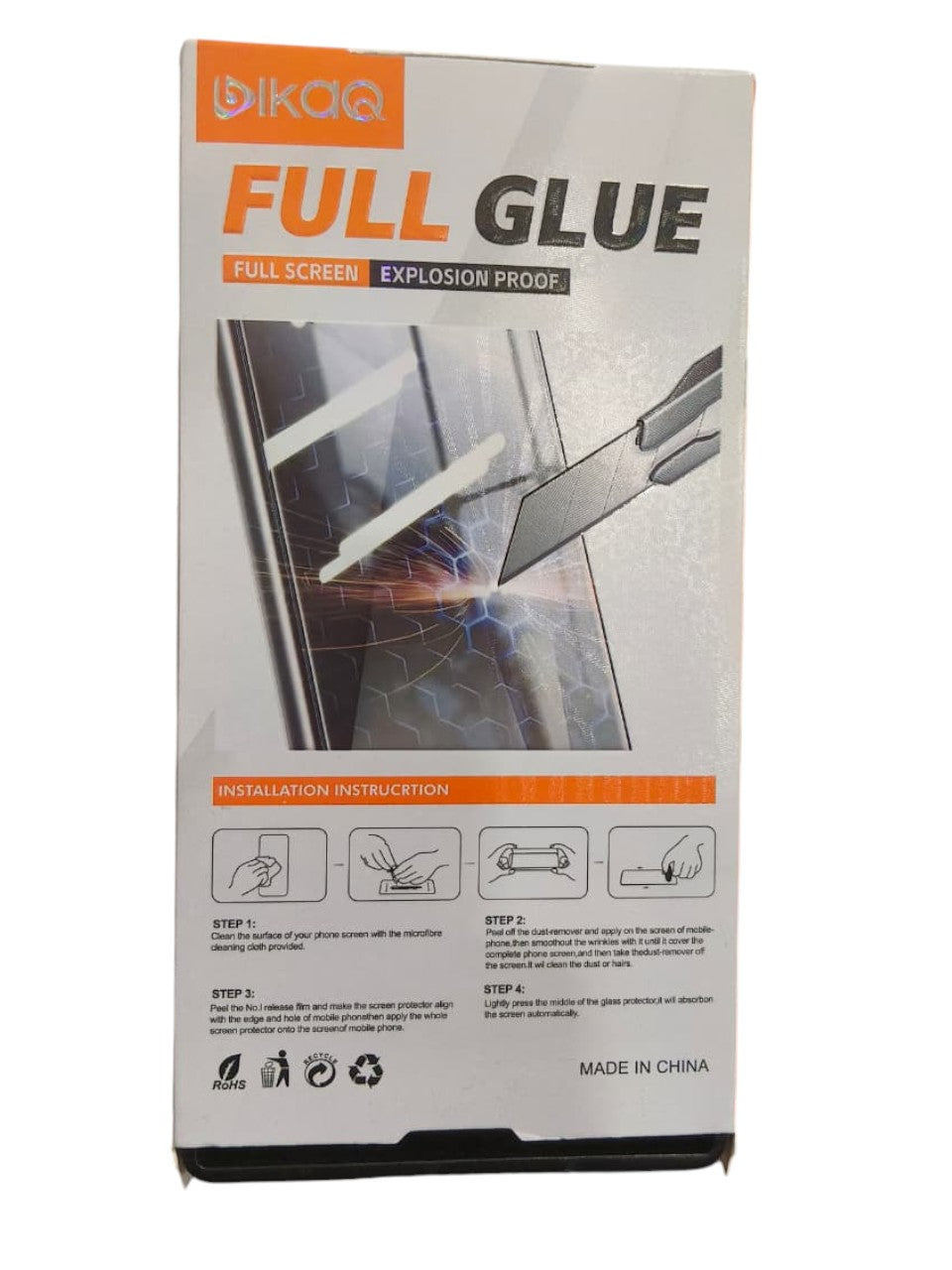 DIKAQ Full Glue Screen Protector for OnePlus 9 Pro | Edge-to-Edge Protection | HD Clear Tempered Film |MRP-400|