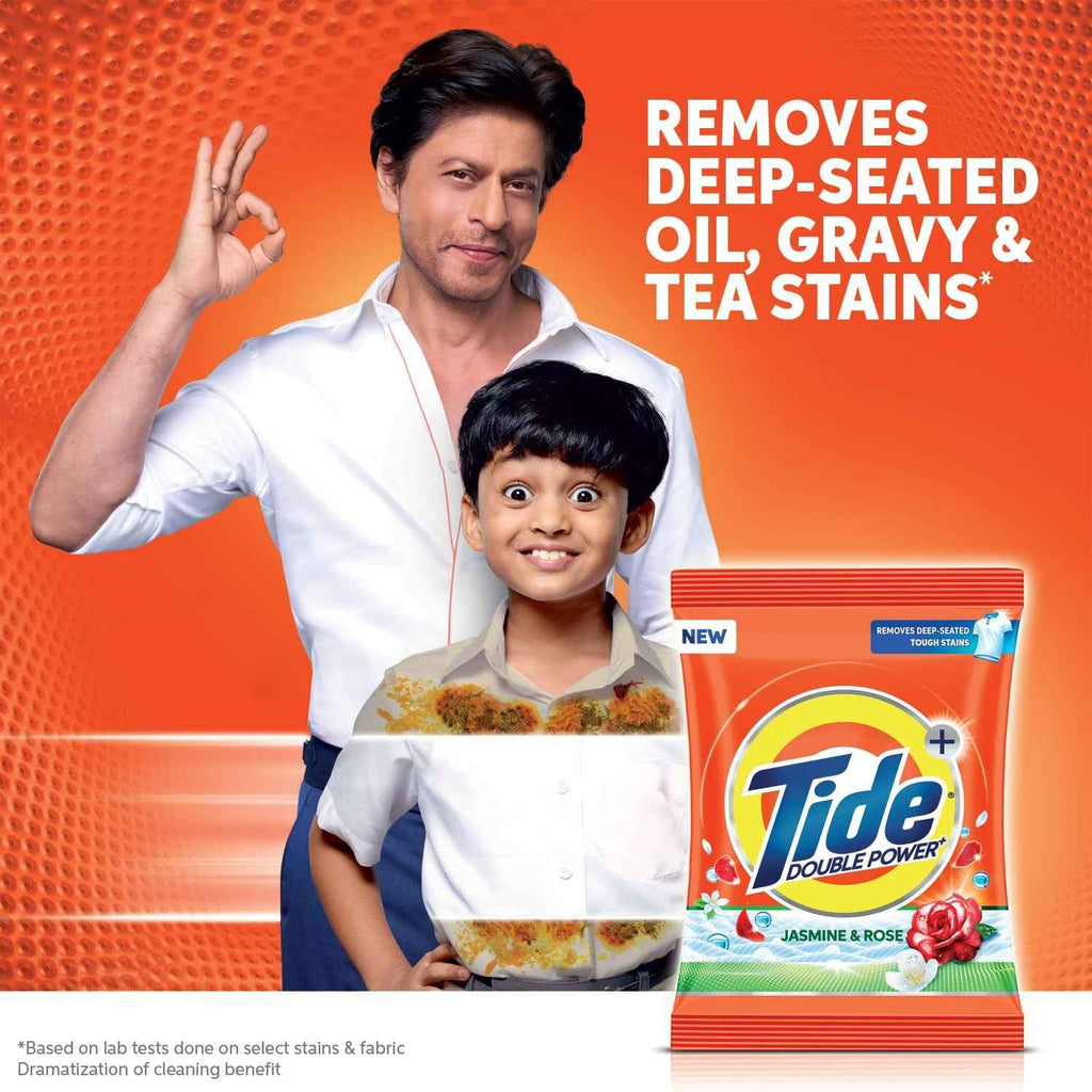 Tide Plus Detergent Washing Powder - 10kg Mega Saver Pack | Jasmine & Rose Fragrance | Removes deep-seated Oil, Gravy, Tea Stains | World's No. 1 Detergent