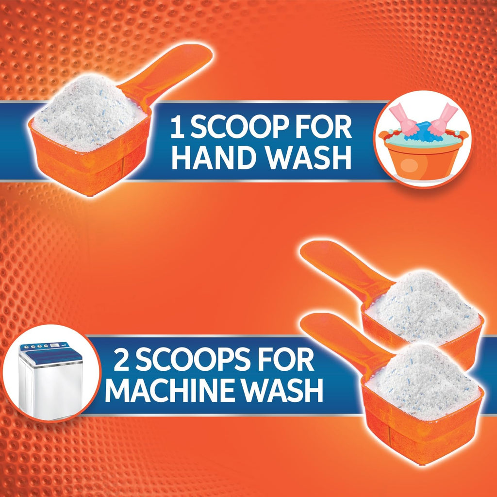 Tide Plus Detergent Washing Powder - 10kg Mega Saver Pack | Jasmine & Rose Fragrance | Removes deep-seated Oil, Gravy, Tea Stains | World's No. 1 Detergent