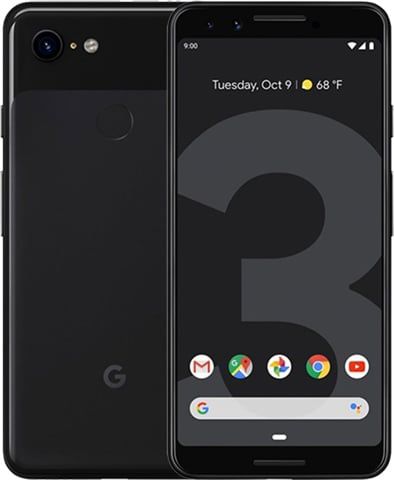 Refurbished - Google Pixel 3 (Unlocked) 128GB – Just Black | 12.2MP Camera | OLED Display | Android Smartphone | MRP -12000/-|