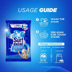 Surf Excel Easy Wash Detergent Powder - 5 Kg,Surf Excel, Easy Wash, Detergent Powder, 5 Kg, Quick Dissolve, Stain Removal, Machine Wash, Hand Wash, Laundry Care