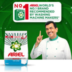 Ariel Matic Machine Expert Detergent Powder Front Load - 4Kg + 1.8kg + 500ml Liquid free | Removes 100 Tough Stains in 1 wash | Specially Designed for Washing